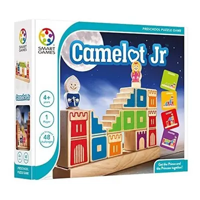 SmartGames Camelot Junior Preschool Wooden Puzzle Easy To Expert Challenges Ages Years+