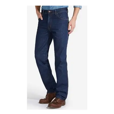 (44W/34L) Wrangler Texas Darkstone (Non-Stretch) Cotton Men's Jeans