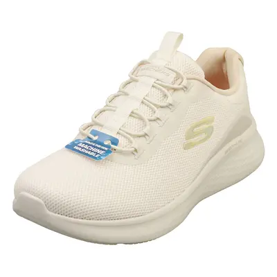 (6) Skechers Skech-lite Pro Vegan Womens Fashion Trainers in Off White