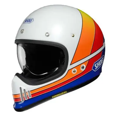 (XS, White) Shoei Ex-Zero Equation TC2 White / Orange / Blue