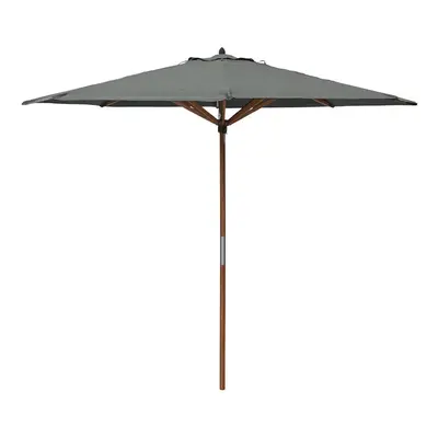 Willington Grey 2.7m Wooden Parasol