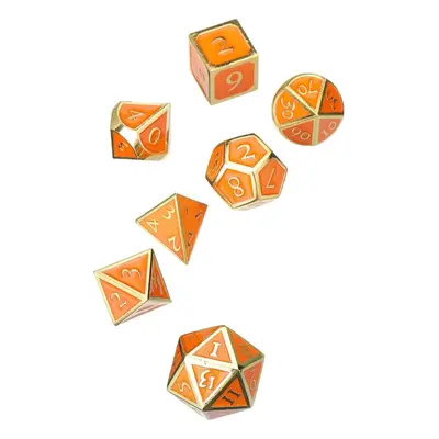 Solid Metal Heavy Dice Set Polyhedral Dices Role Playing Games Gadget RPG