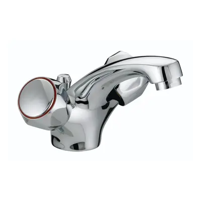 Bristan VAC BAS C MT Club Mono Basin Mixer with Pop Up Waste and Metal Heads - Chrome Plated