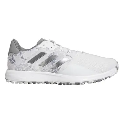 (UK 8, White/Silver/Grey Three) adidas Golf Mens S2G SL Spikeless Casual Textile Comfort Golf Sh