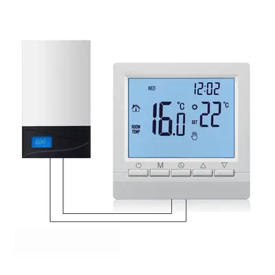 LCD Display Floor Heating Temperature Controller Gas Boiler Heating Temperature Regulator For Ho