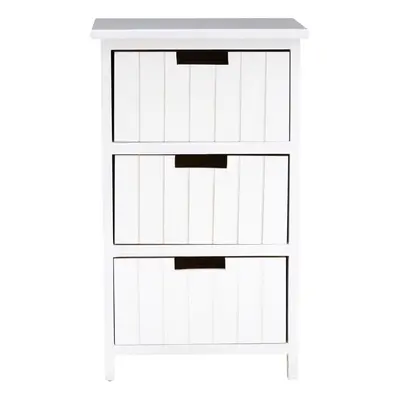 Premier Housewares New England White Mdf Drawers Chest