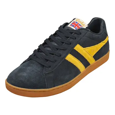 (7) Gola Equipe Mens Casual Trainers in Navy Sun