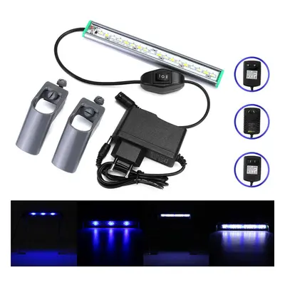 (AU Plug) 20cm LED Fish Tank Aquarium Light White Blue Lamp Clip on Waterproof Bar AC110-240V