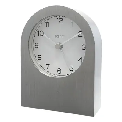 Acctim Battery Aluminium Mantel Clock with Alarm, Sutherland