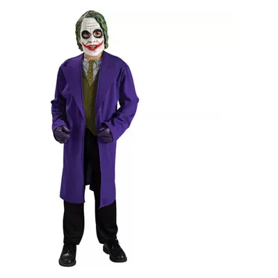 (L, Purple/Green/White) Batman: The Dark Knight Childrens/Kids The Joker Costume