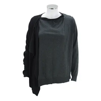 (Black and Charcoal, XS) DIESEL VANVAN Womens Open Cardigan Black Ladies Jumpers Casual Knitted 