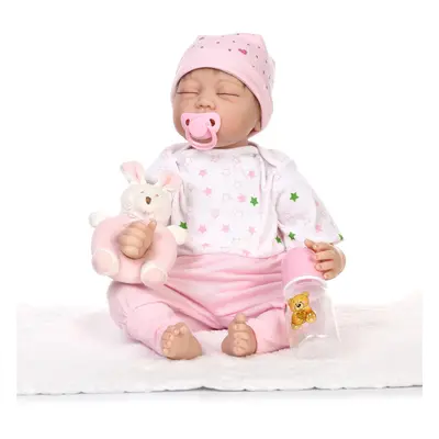 21 Inch 55cm Baby Soft Silicone Doll Handmade Baby Girl Dolls Play House Toys