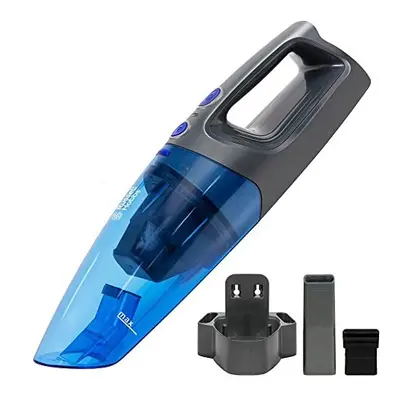 Cordless Handheld Vacuum in Grey and Blue, Portable, Rechargeable & Lightweight, Car Vacuum Clea