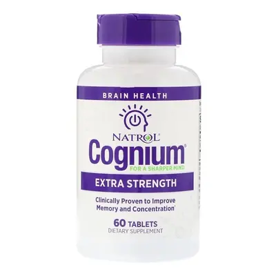 Natrol Cognium For Sharped Mind Improve Memory & Concentration 200mg Tablets