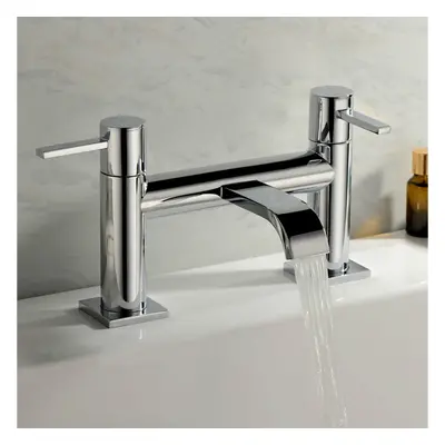 Waterfall Bathroom Bath Filler Modern Tap Solid Brass Chrome Tap| Urban