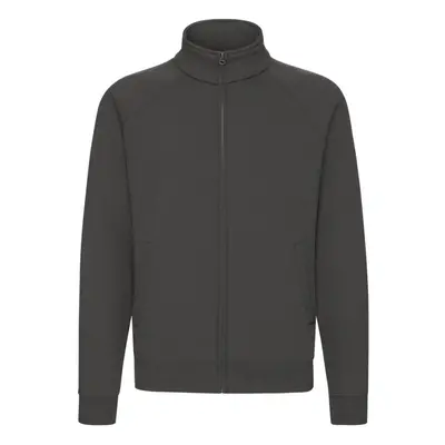 (M, Light Graphite) Fruit of the Loom Mens Premium Sweat Jacket