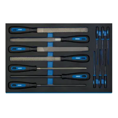 Hand File Set in 3/4 Drawer EVA Insert Tray (13 Piece)