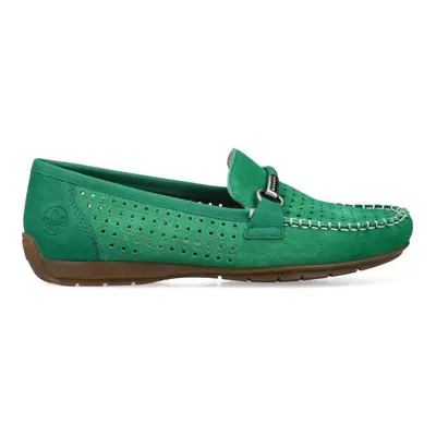 (6.5 (Adults')) | Green | Womens Moccasin Shoes