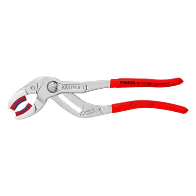 Knipex Siphon and Connector Pliers chrome-plated, with non-slip plastic coating mm 13