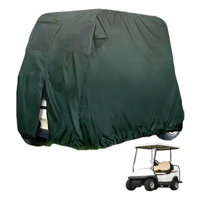 (S) 210D Oxford Cloth Golf Cart Cover Rain Passenger Waterproof Outdoor Dustproof Golf Cart Prot