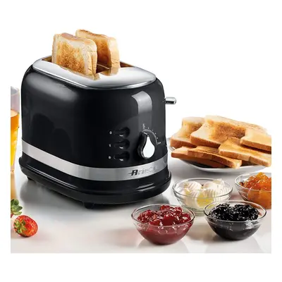 Ariete 0149B Moderna Slice Toaster, Defrost, Heating & Cooking Function, Black