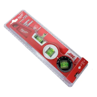 Milwaukee 932459096 Block Torpedo Level, Red/Black