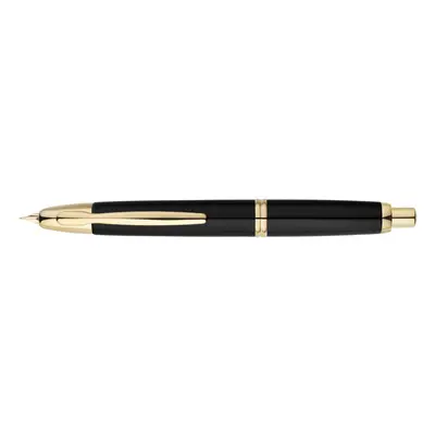 Pilot Capless Medium Retractable Fountain Pen with Gold Trim