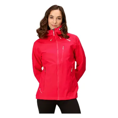 (12, Pink Potion) Regatta Womens Birchdale Waterproof Hooded Outdoor Jacket