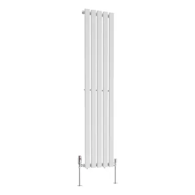 (1600 x 340mm Single) NRG Horizontal Vertical Designer D-shape Radiator Single Double Panel Bath