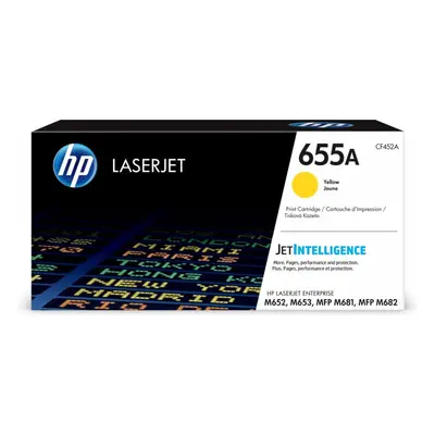 HP 655A Yellow Original LaserJet Toner Cartridge