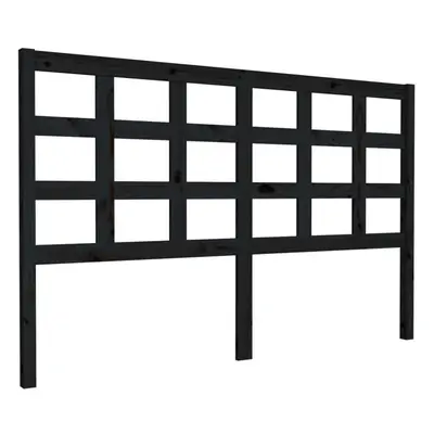 (black, x x cm) vidaXL Bed Headboard Home Bedroom Decorative Bed Header Panel Solid Wood Pine