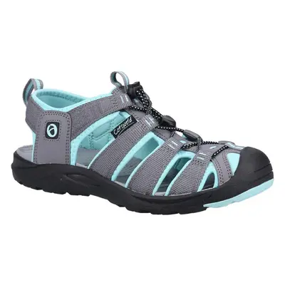 (4 UK, Grey/Turquoise) Cotswold Mens Marshfield Recycled Sandals