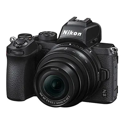 Nikon Z50 Twin Kit (Z DX 16-50mm F/3.5-6.3 VR, Z DX F/4.5-6.3 VR) Mirrorless Camera