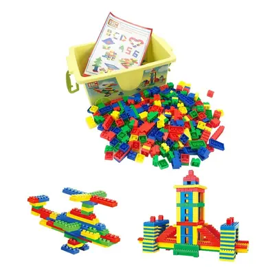 (126pcs) 126/178/388 Pcs DIY Assembly Multi-Shape ABS Plastic Blocks Toys for Kids Play Gift