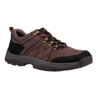 (8 UK, Brown) Cotswold Mens Toddington Lace Up Nubuck Leather Shoe