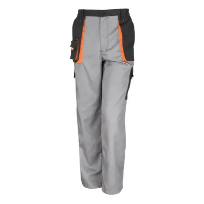 (4XL, Grey/Black) Result Work-Guard Mens Lite Trousers