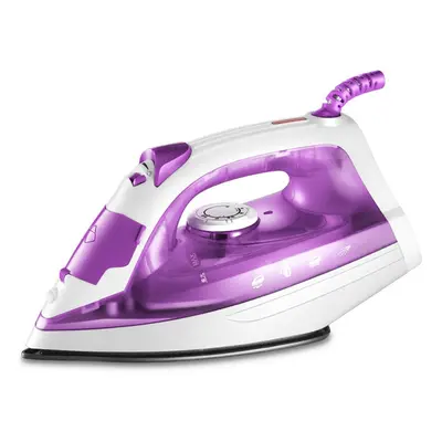 (Purple) Handheld Portable Garment Steamer 1200W Powerful Clothes Steam Iron Fast Heat-up Fabric