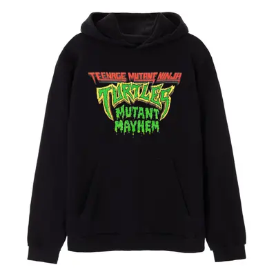 (XXL, Black) Teenage Mutant Ninja Turtles Mens Mayhem Logo Hoodie