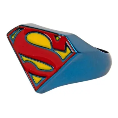 Superman 837930-size9 Superman Symbol Blue Power Ring - Size