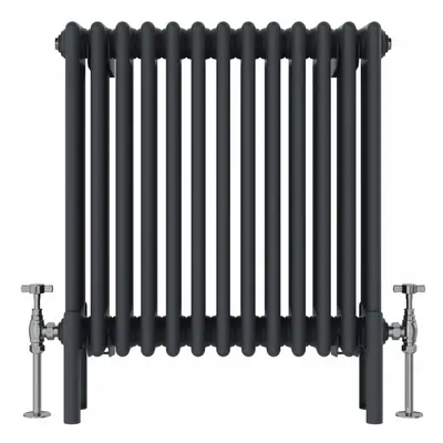 (600x605mm, Anthracite) NRG Traditional Cast Iron Style Style Radiator Four Column Designer Bath