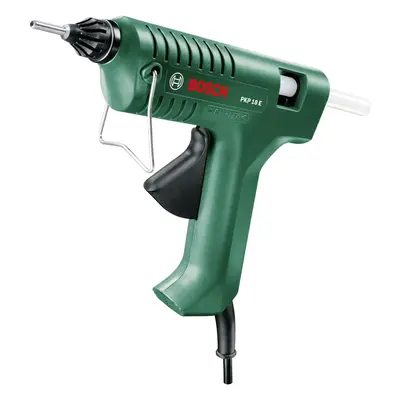 Bosch Glue Gun PKP E (1 x Extra-Length Nozzle, Glue Stick, V),Package may vary [Energy Class A]