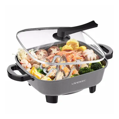 Electric Skillet 5.5L 1800W 5Gear Knob Control Hot Pot Non-Stick Pot from Ecological Chain