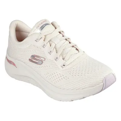 (4 UK, Natural/Multicoloured) Skechers Womens/Ladies 2.0 - Big League Arch Fit Trainers