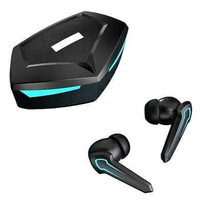 (Black) True Wireless Headphones TWS Earbuds Bluetooth 5.1 with Microphone with Volume Control w