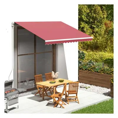 vidaXL Replacement Fabric for Awning Burgundy Red 3.5x2.5 m Outdoor Canopy