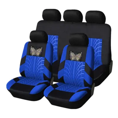 (Blue) Car Seat Covers Fabric