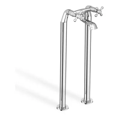 Stratford Freestanding Bath Filler Tap & Legs Chrome