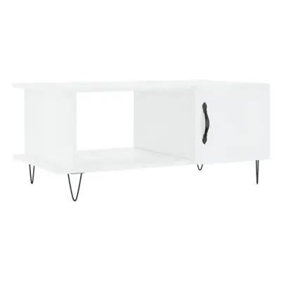 (high gloss white) vidaXL Coffee Table Side Table Sofa Couch Table Grey Sonoma Engineered Wood