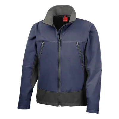 (S, Navy) Result Mens Activity Soft Shell Jacket