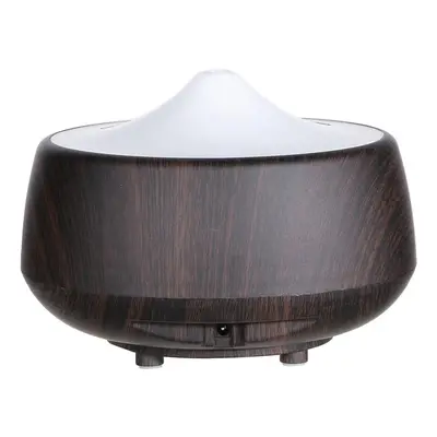 (Dark, UK Plug) Color LED Ultrasonic Air Humidifier Aroma Atomizer Diffuser Steam Air Purifier